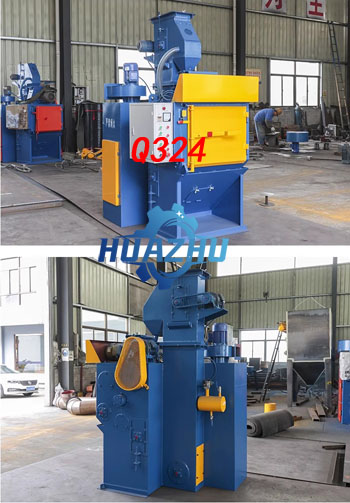 Q324 Rubber track shot blasting machine