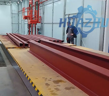 Spray painting room body