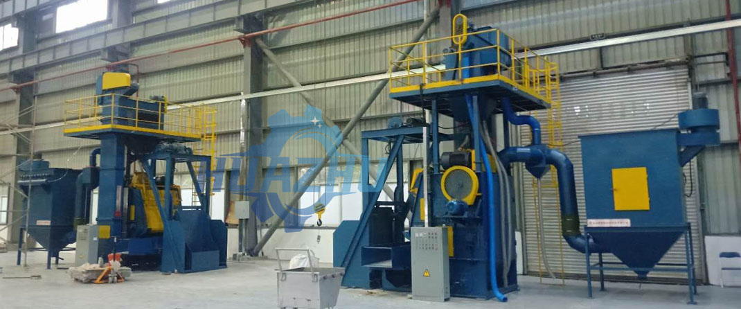 15GN metal track shot blasting machine