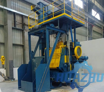 metal track shot blasting machine