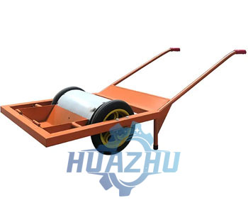 Steel shot cart collection cart