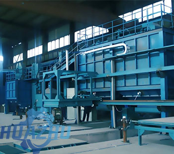 Resin sand casting production line