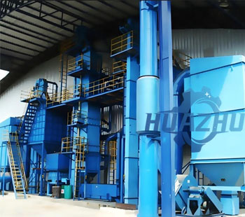 Resin sand casting production line