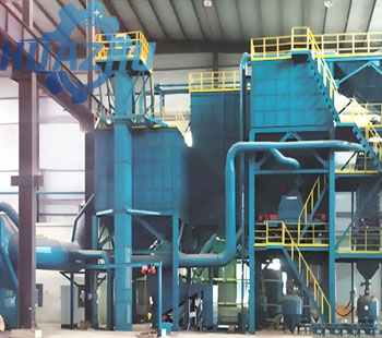 Resin sand casting production line