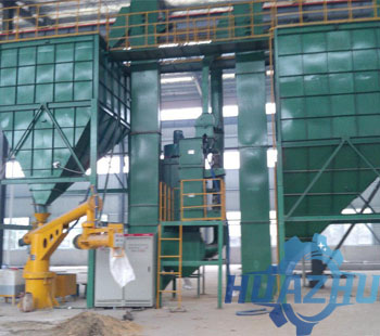 Resin sand casting production line