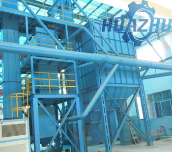 Resin sand casting production line