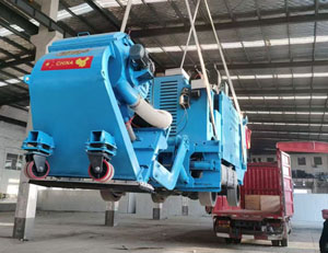 LM1200 Truck Mounted Shot Blasting Machine Shipped for Concrete Laitance Removal