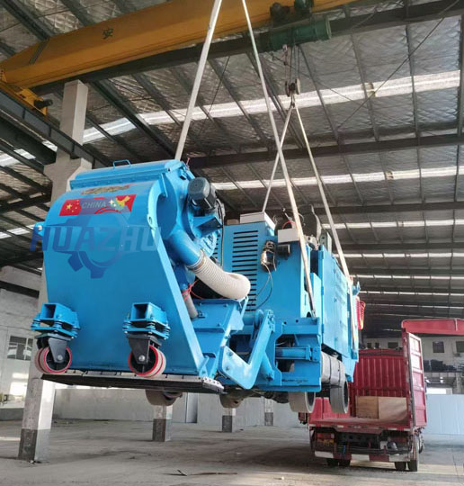 LM-1200 Truck-Mounted Shot Blasting Machine Shipped for Concrete Laitance Removal